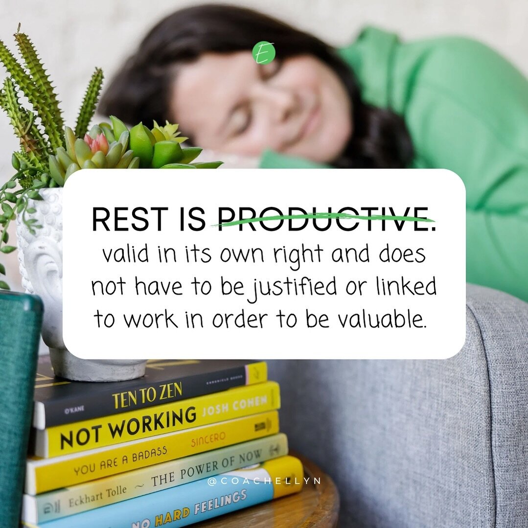✨YOU DO NOT NEED TO JUSTIFY BEING REST&mdash;OR HAVING LAZY TIME!✨

Our culture has gotten so caught up hustle and productivity!

We&rsquo;re innately taught to glorify hustle and never taking a day off!

And a result? We shame ourselves for being la