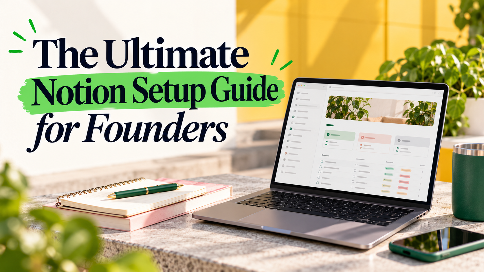 The Ultimate Notion Setup Guide for Founders