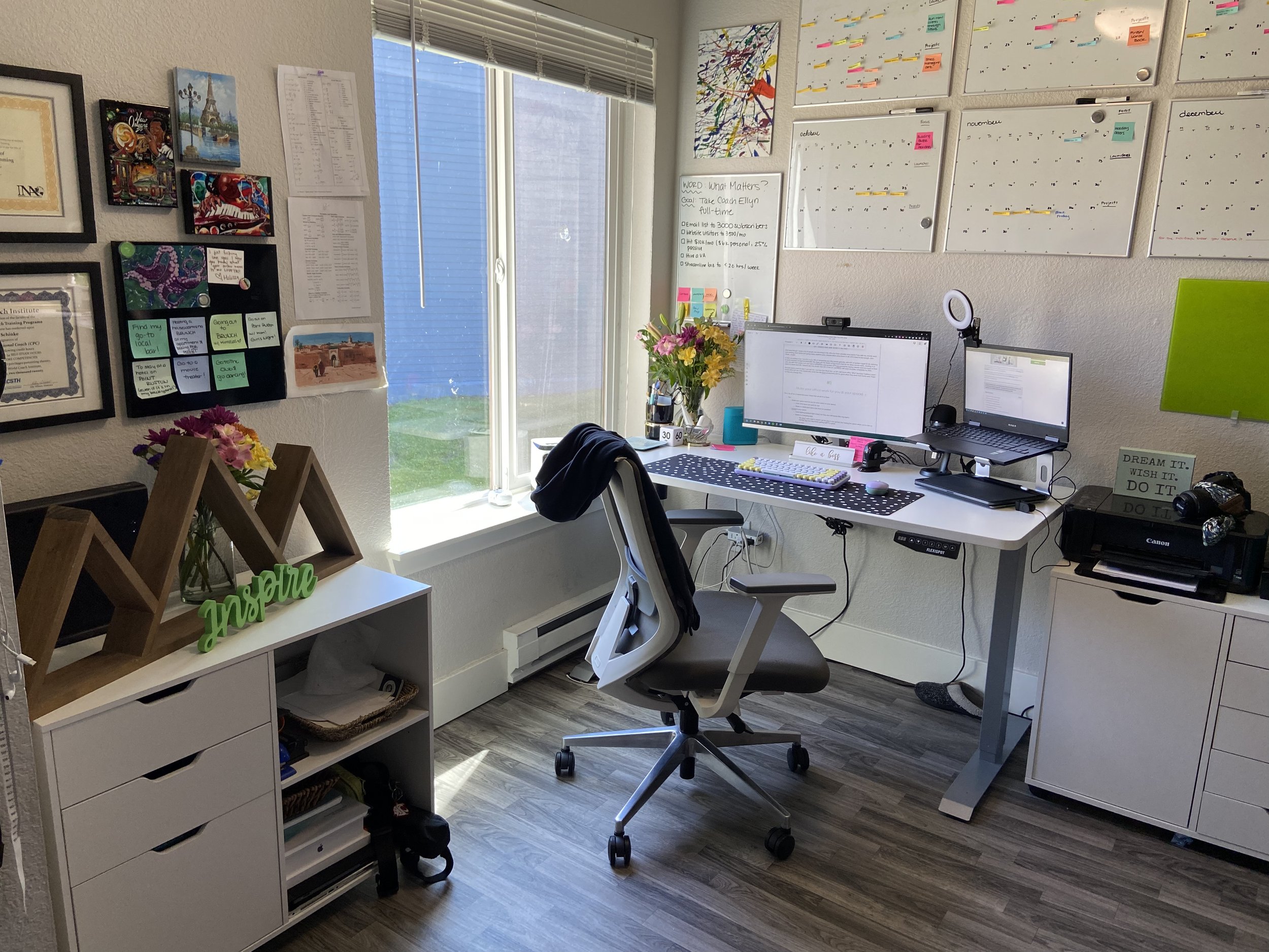 5 Tips for Creating a Home Office You LOVE Using — Coach Ellyn