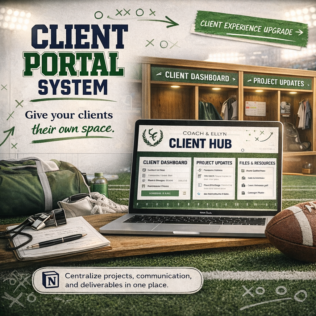 The Notion™ Client Portal for Coaches & Service Providers
