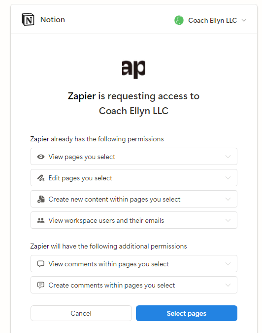 A Zapier Automation