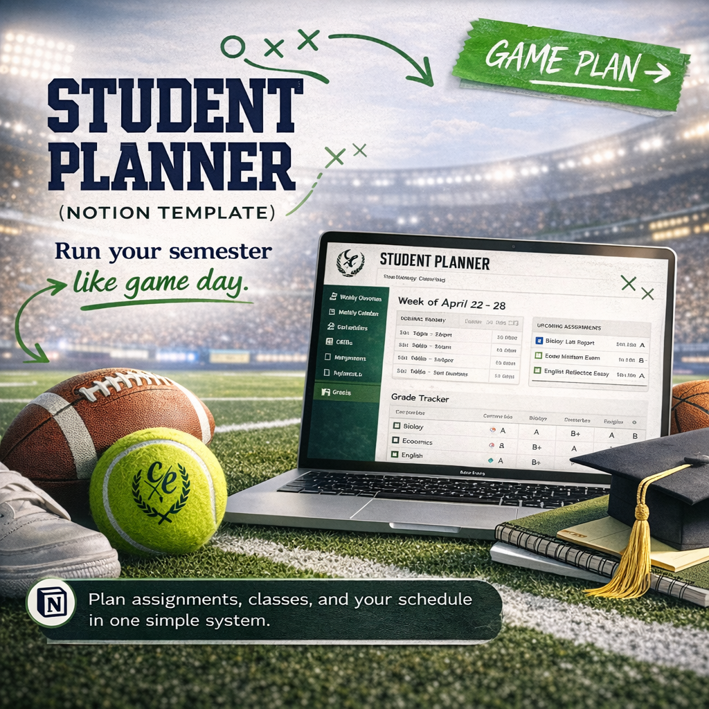 Student Planner Notion™ Template