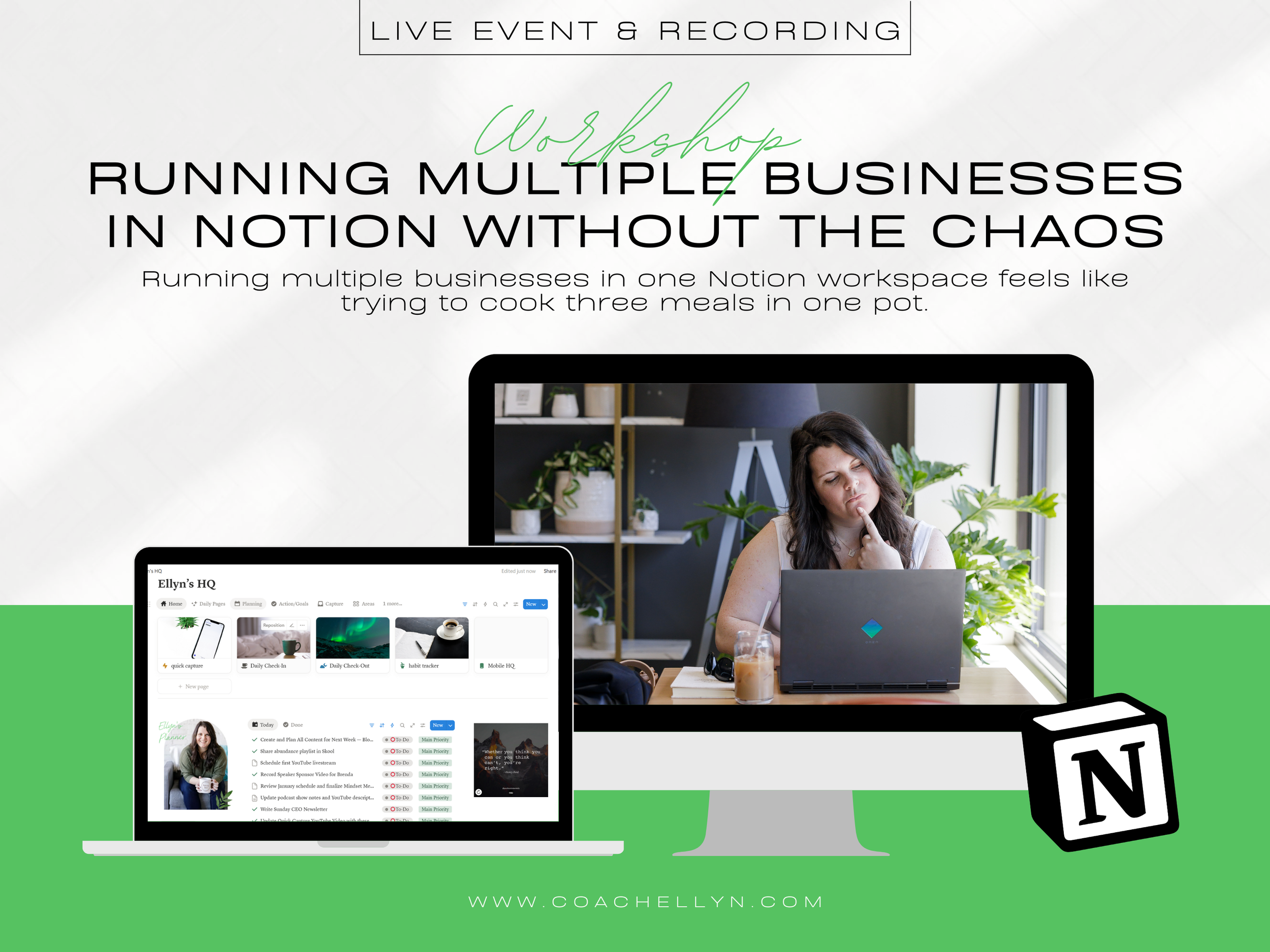 Running Multiple Businesses in Notion (without the Chaos)