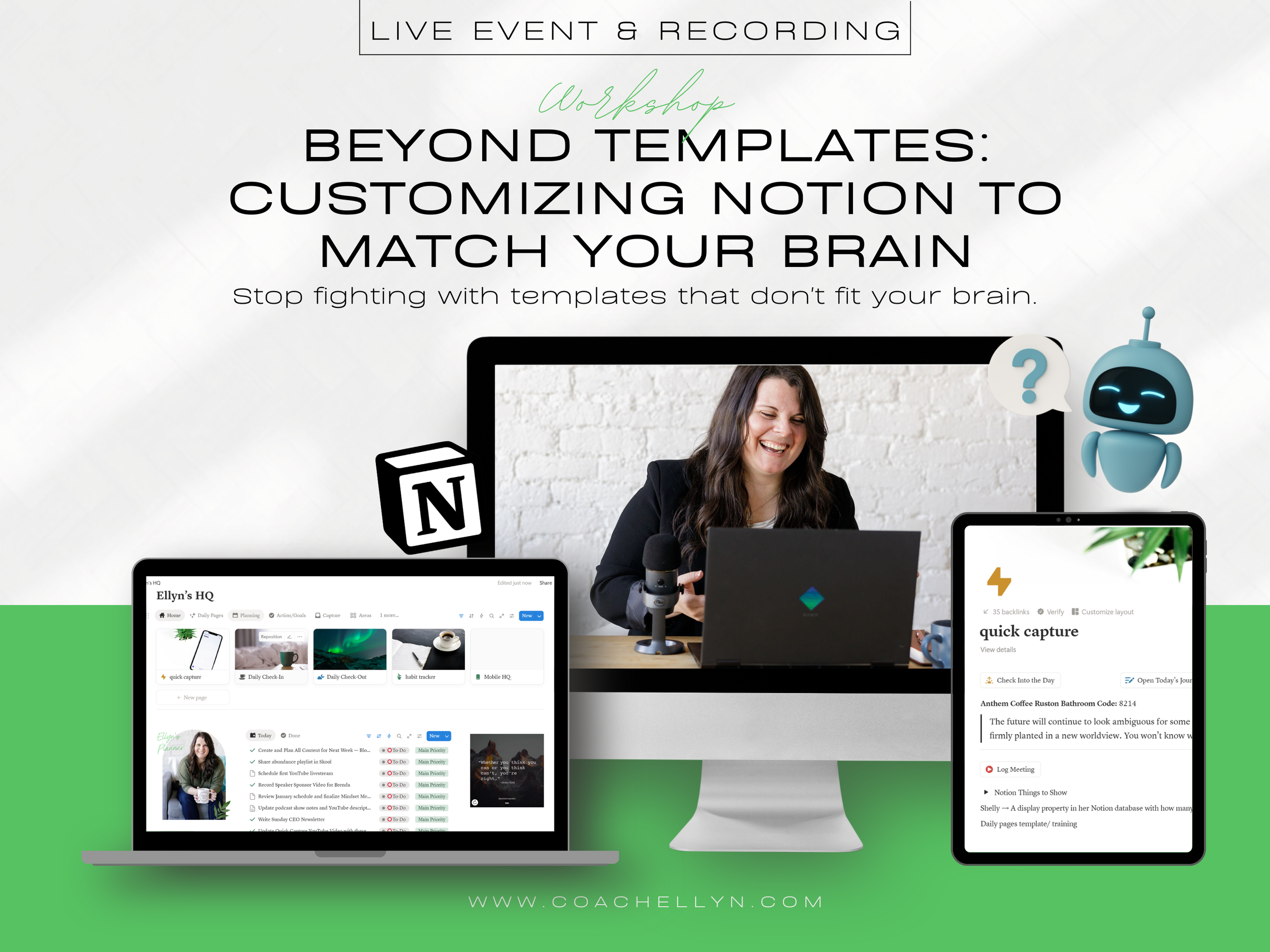 Beyond Templates: Customizing Notion to Match Your Brain