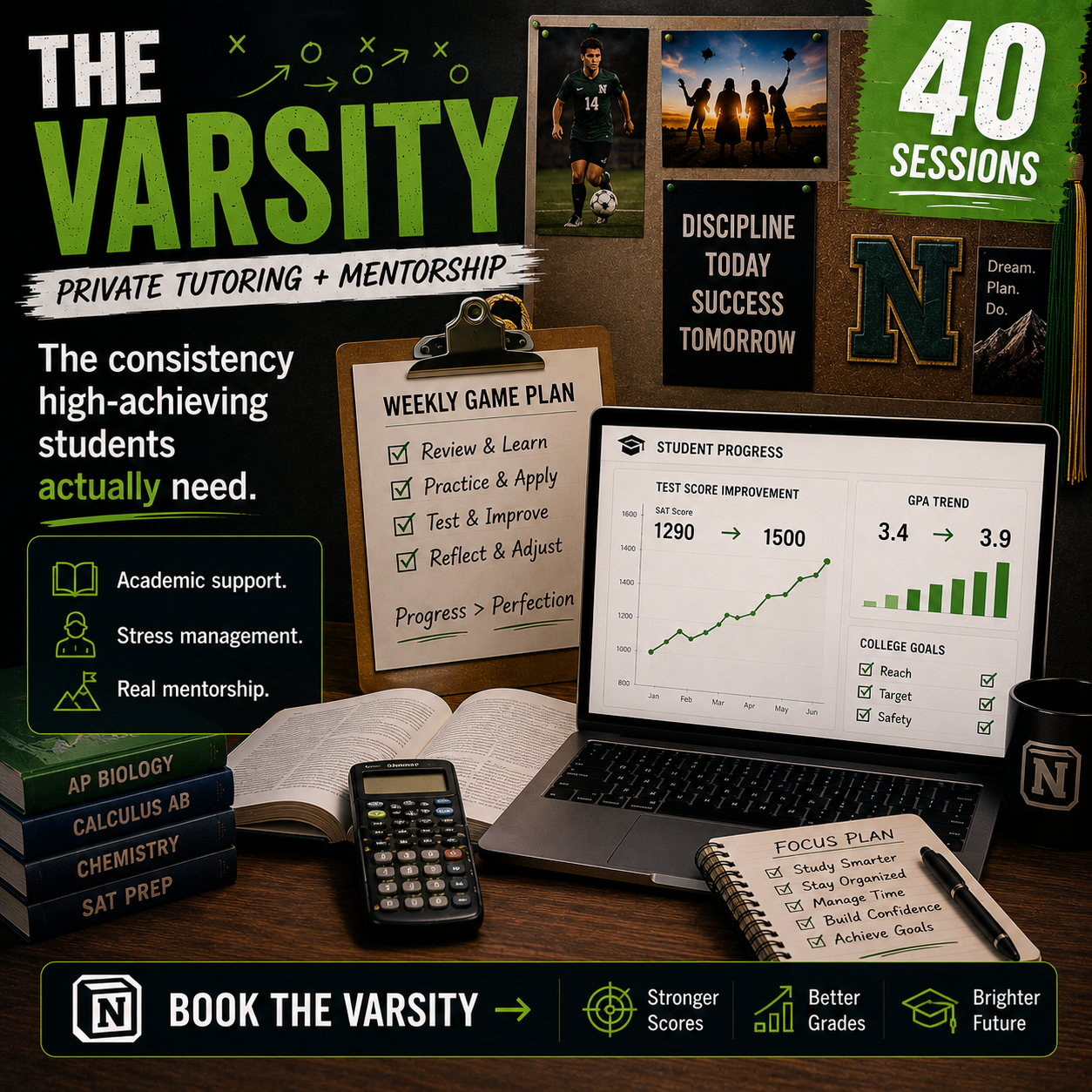 Private Tutoring + Mentorship (40 Hours)