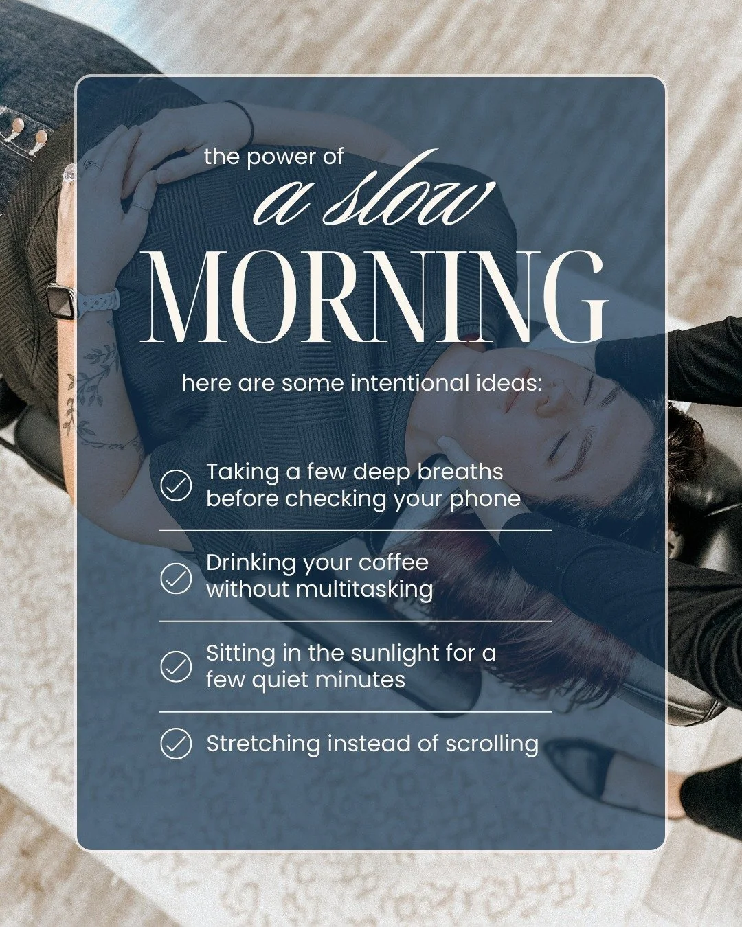 The Power of a Slow Morning ☀

There&rsquo;s something about a slow morning that feels different. The kind where the house is quiet, the light is soft, and you&rsquo;re not rushing to the next thing. Those moments aren&rsquo;t just peaceful - they&rs