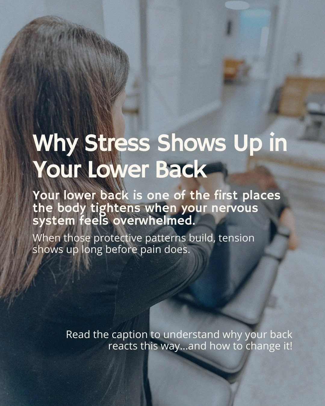If your low back always seems to flare during busy seasons - tight schedules, long days, emotional load, or big life transitions - that&rsquo;s not a coincidence.

Your lower back is one of the most responsive areas of the body to stress. When your n