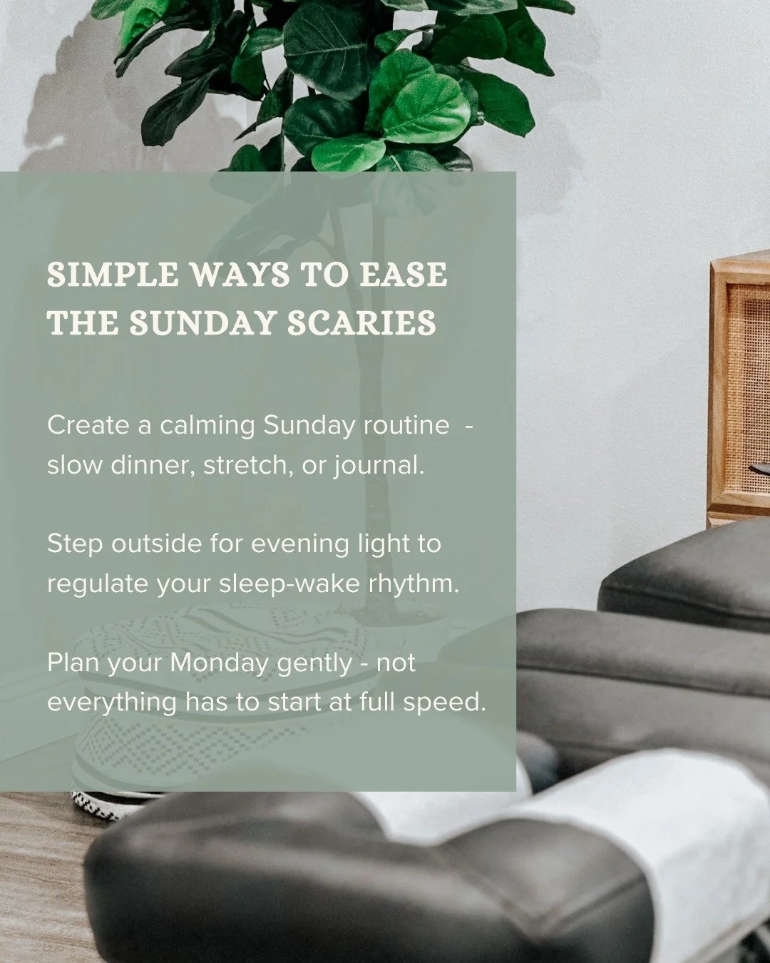 That anxious feeling that creeps in on Sunday evenings, often called the &ldquo;Sunday Scaries&rdquo;, isn&rsquo;t just in your head. It&rsquo;s your nervous system anticipating stress before it even happens.

When your body has been running in a hei