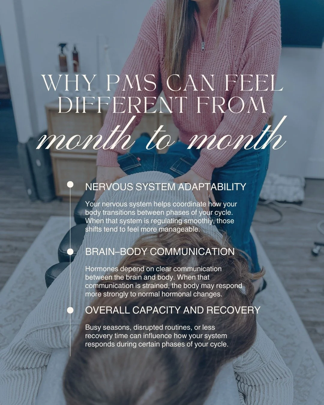 For many women, PMS doesn&rsquo;t feel the same every cycle. Some months feel easier to move through, while others feel heavier - physically, emotionally, or both. 

Hormonal shifts are a normal part of the menstrual cycle, but how your body experien