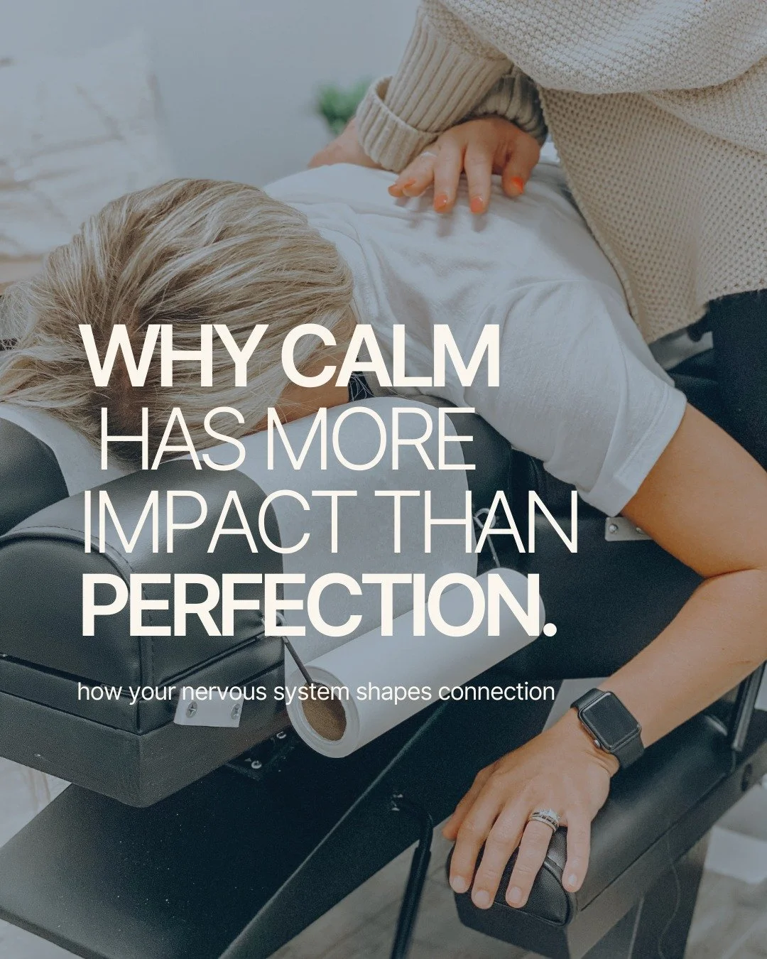 Why Showing Up Calm Matters More Than Showing Up Perfect 🤍

A lot of people put pressure on themselves to show up perfectly - as parents, partners, coworkers, or caregivers. Saying the right things. Doing enough. Holding it all together.

But, what 