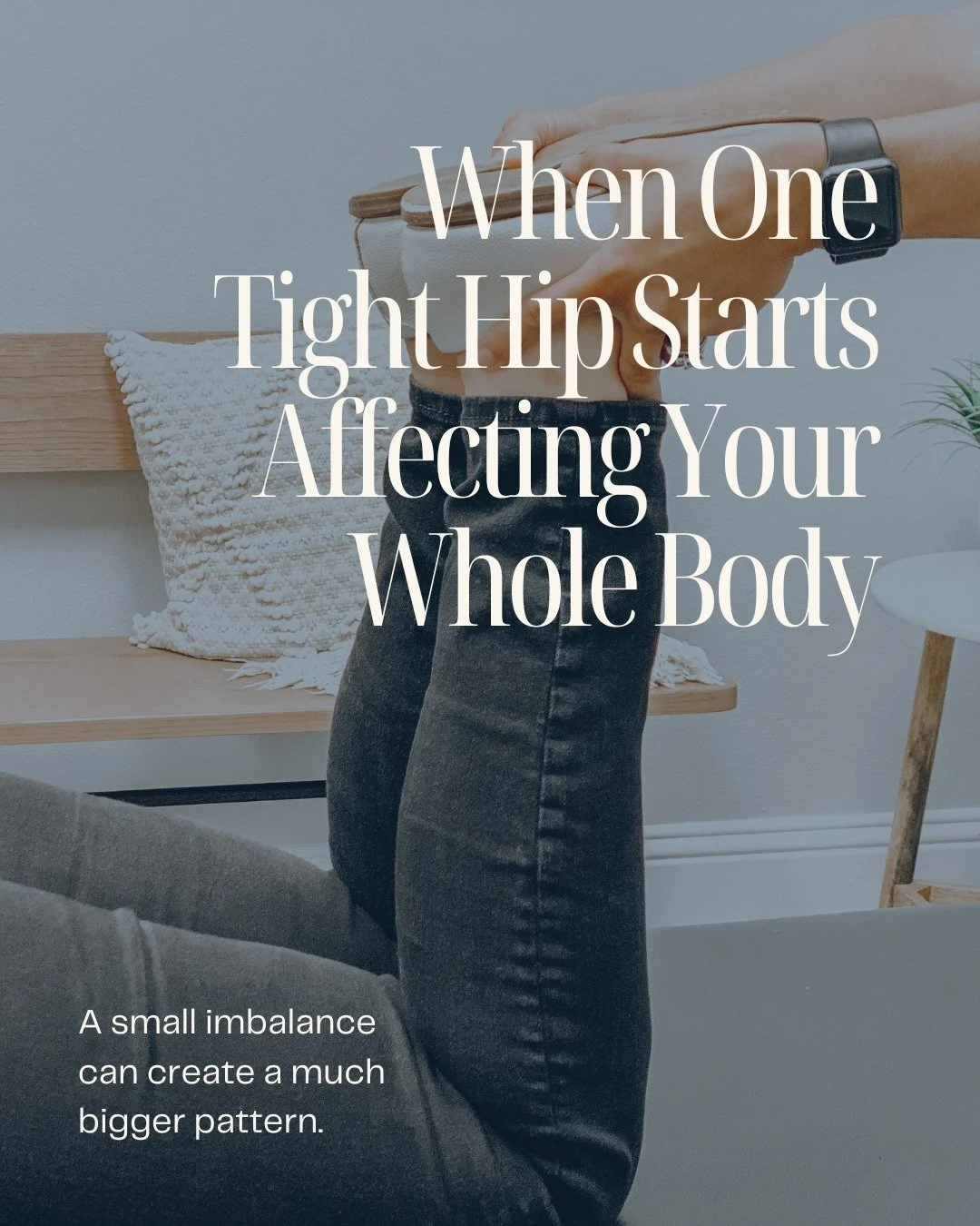 If you&rsquo;ve ever felt like one hip is tighter than the other, your lower back aches by the end of the day, or your body just doesn&rsquo;t move like it used to, it may be your body compensating in ways you don&rsquo;t even realize. 🦵

Prolonged 