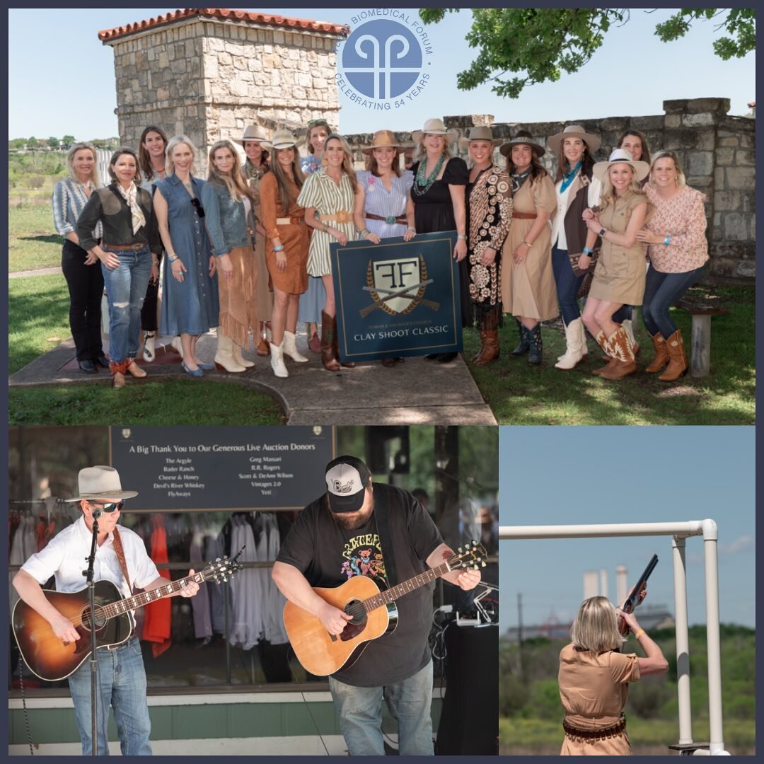 On Friday, March 22nd The Forum and Founder&rsquo;s Council co-hosted the third annual Clay Shoot Classic benefitting Texas Biomed.  It was such a fun day filled with Clay shooting, pop-up shopping, live music (@lukeolson56 ) and food from El Jarro. 