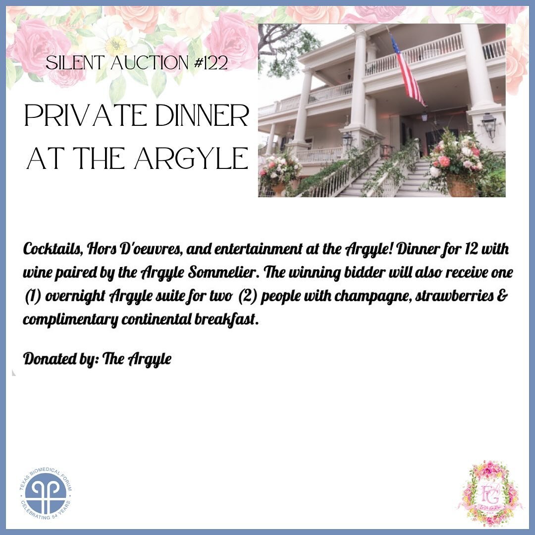 Three ways you can host your friends and family! 

Win a private dinner at The Argyle for 12 with wine paired by The Argyle Sommelier. Also receive 1 overnight Argyle suite for two people with champagne, strawberries &amp; complimentary continental b