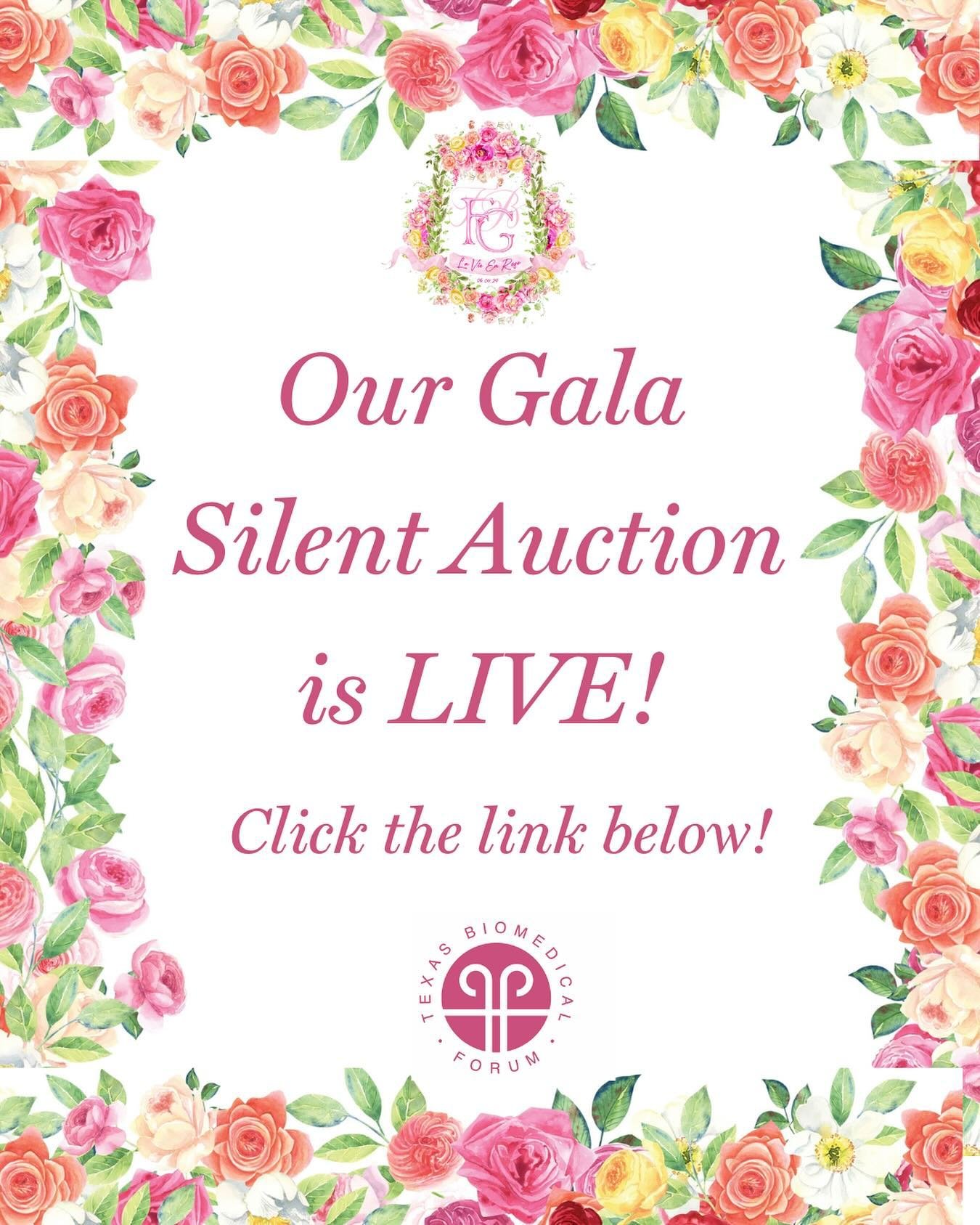Our Silent Auction is LIVE! Get your bids in! 
You do not need to be present at the Gala to win, so this is a great for all Forum supporters to participate in making our Gala a success. The auction will remain open until Sunday, May 5th, at 3pm. Happ