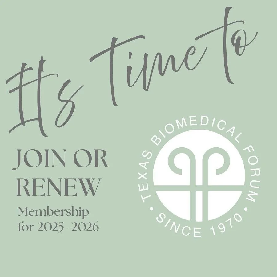 It&rsquo;s time to renew! Please join or renew by September 20th to be a part of our dynamic organization that raises critical funds for research @texasbiomedicalforum through educational lecture series with top doctors and fun events in the San Anto