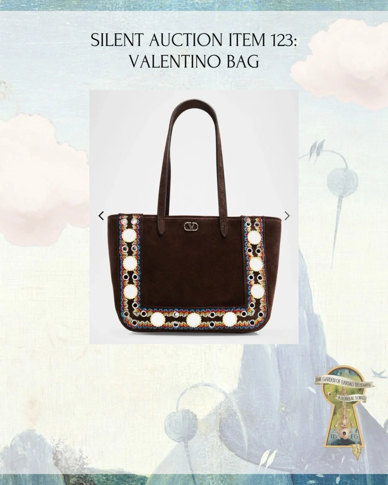 AUCTION ITEM 123: Valentino Nellcote Mini Tote