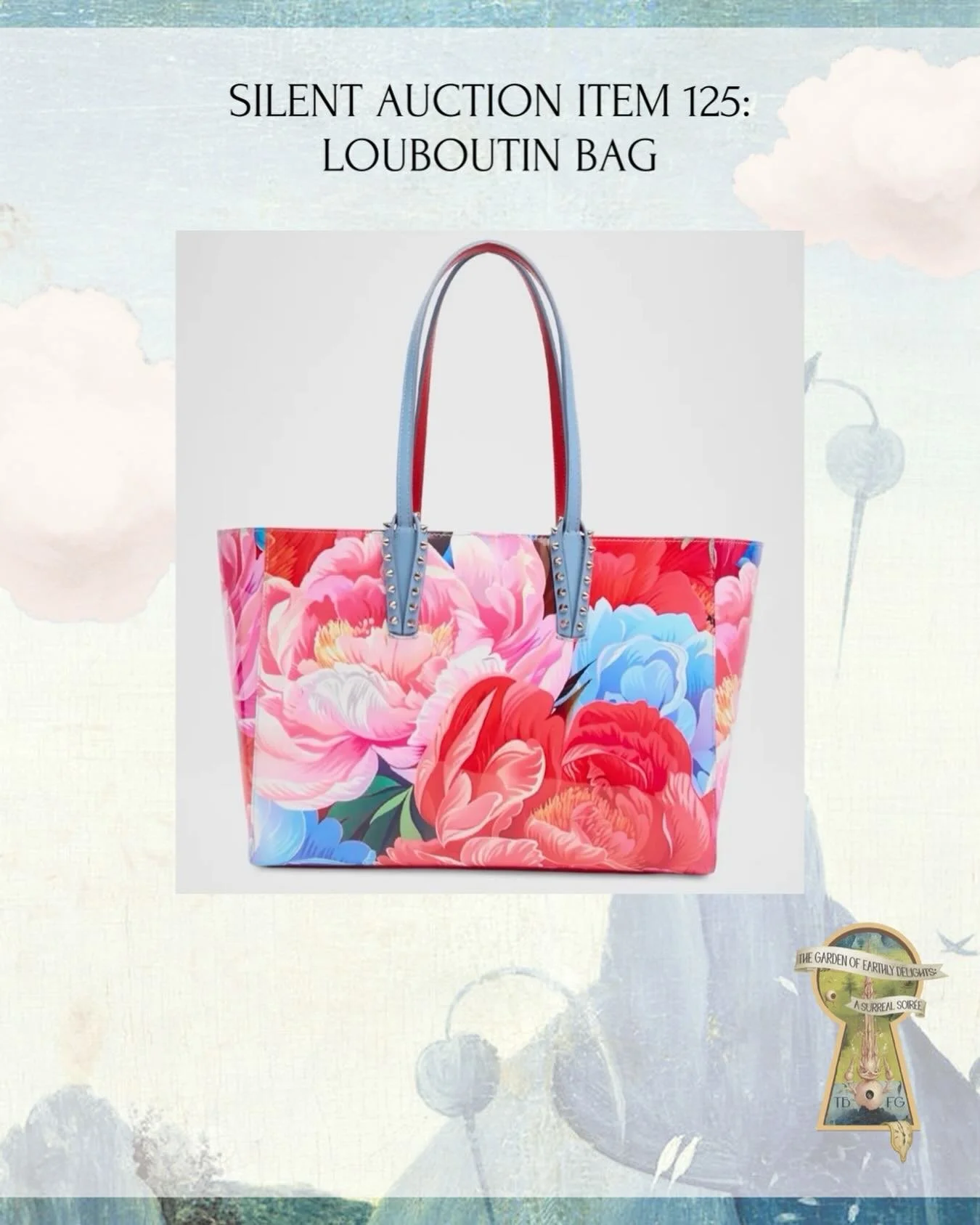 AUCTION ITEM 125: Christian Louboutin Cabata Soft Small Patent Bag