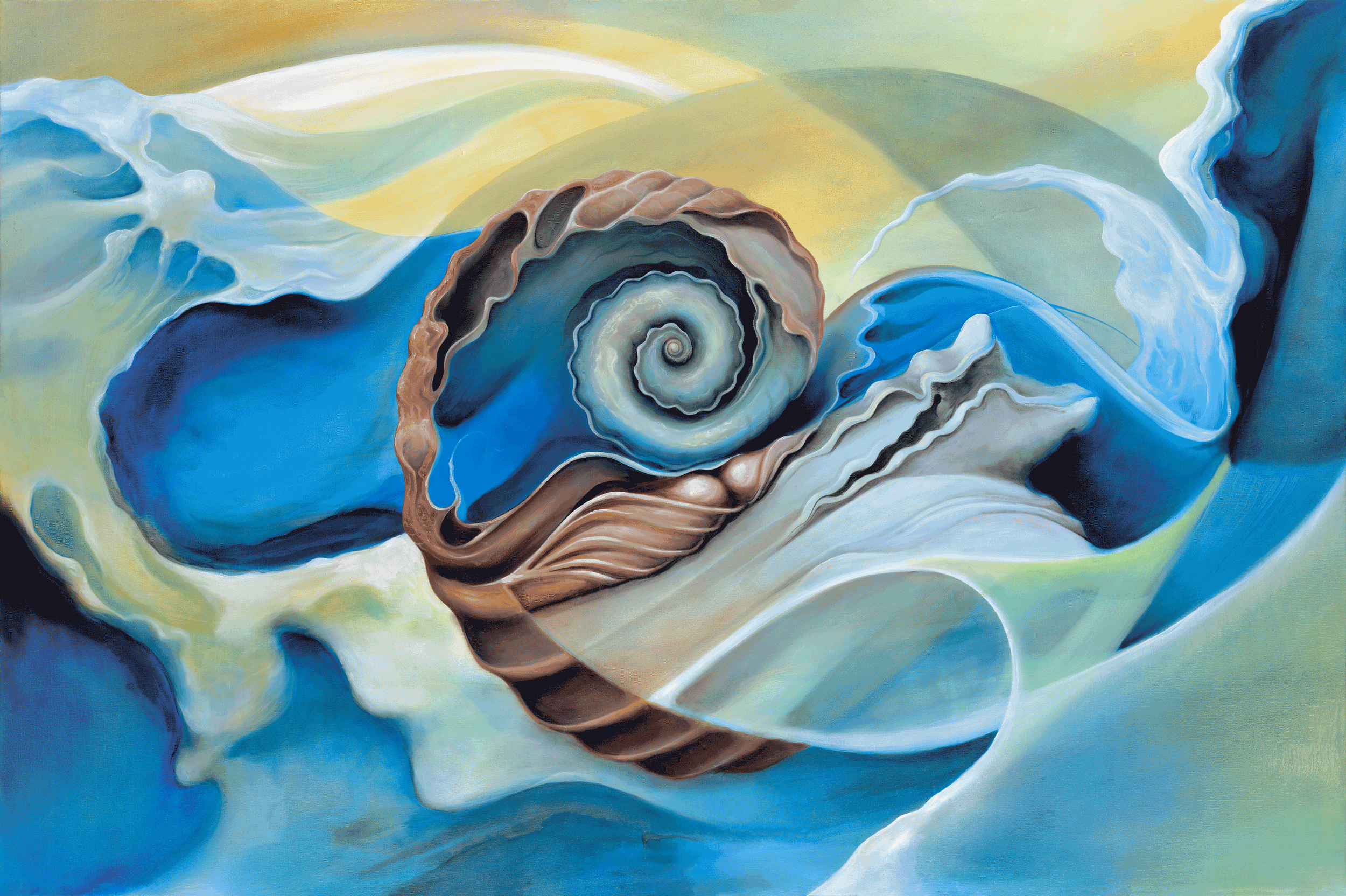 "Dark Hope Series - Nautilus Magnificat (Glory)"
- Oil on Canvas -
© David Alan Sincavage