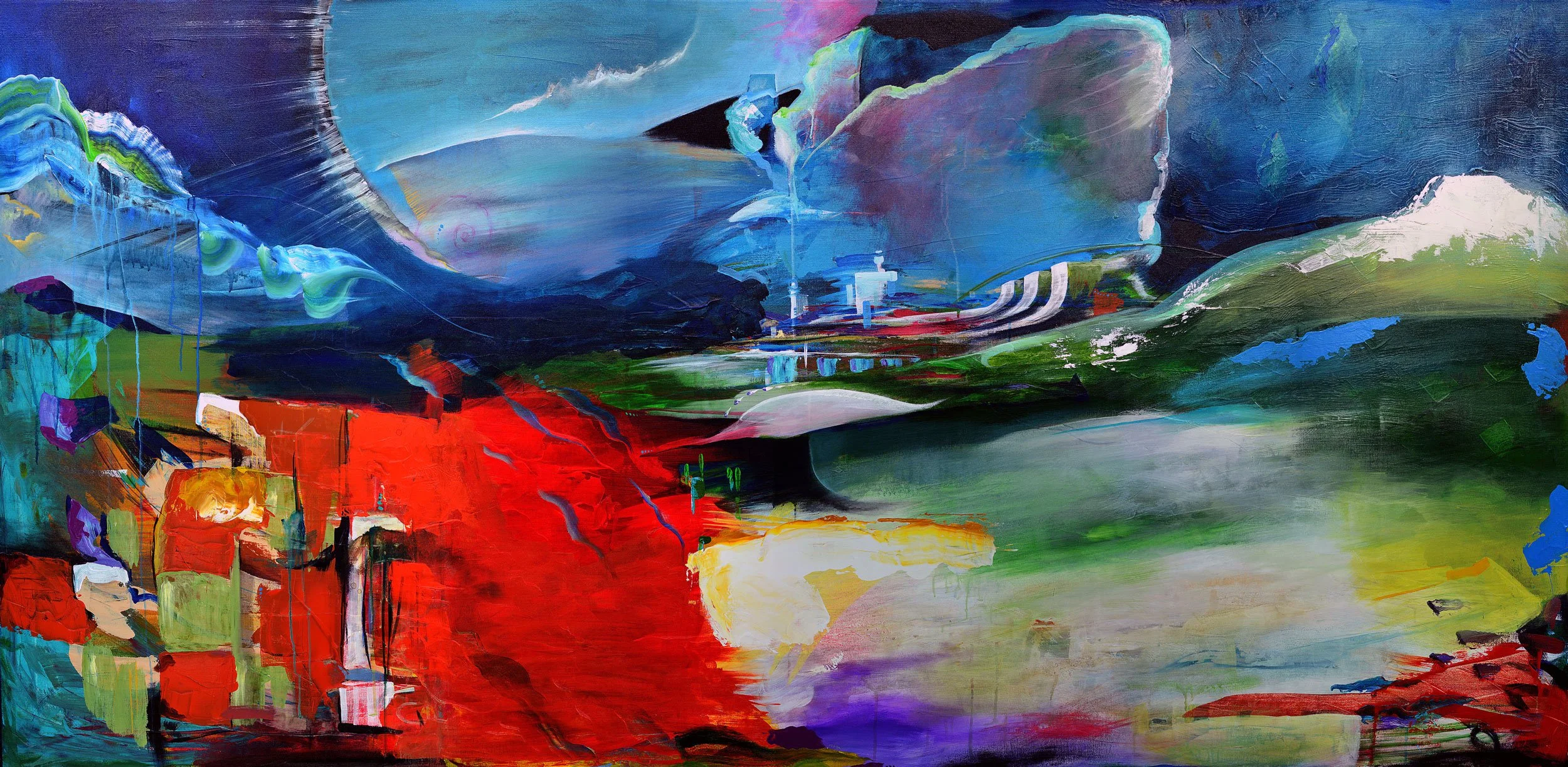 "Dark Hope Series - The Apex of Love"
- Acrylic Paint on Canvas - 
© David Alan Sincavage