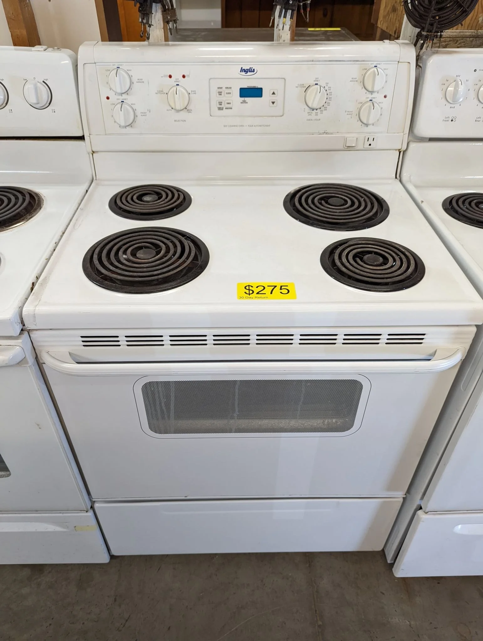 inglis electric stove