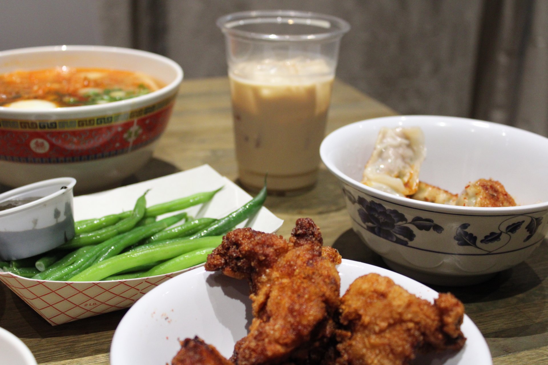  Unique spread of dishes for the night. 