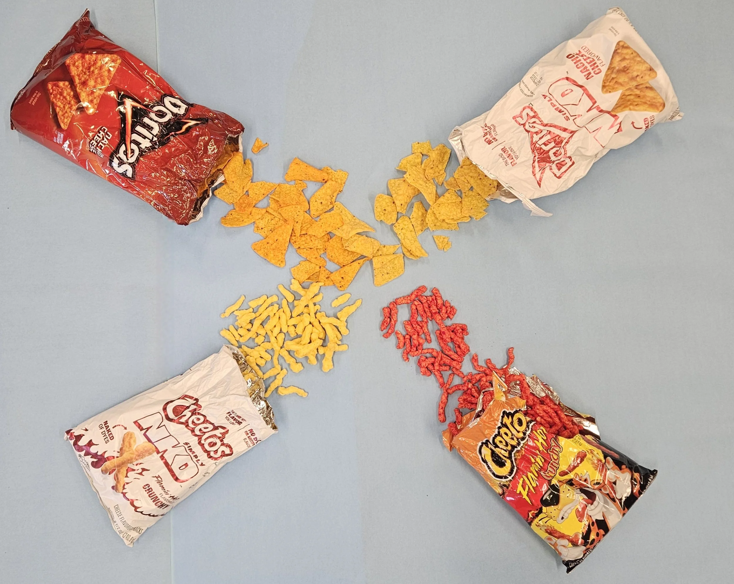Dye Free vs Regular Chips: Can you taste the food dye?