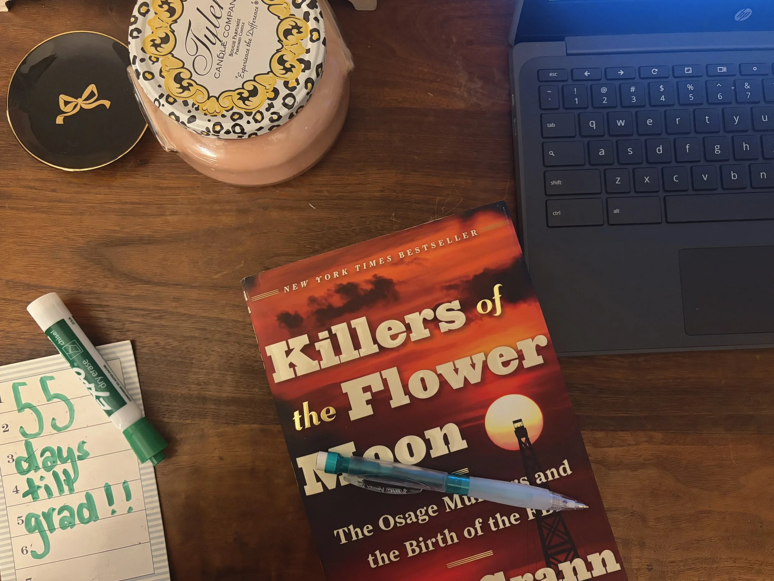 Alt: A desk housing multiple different items