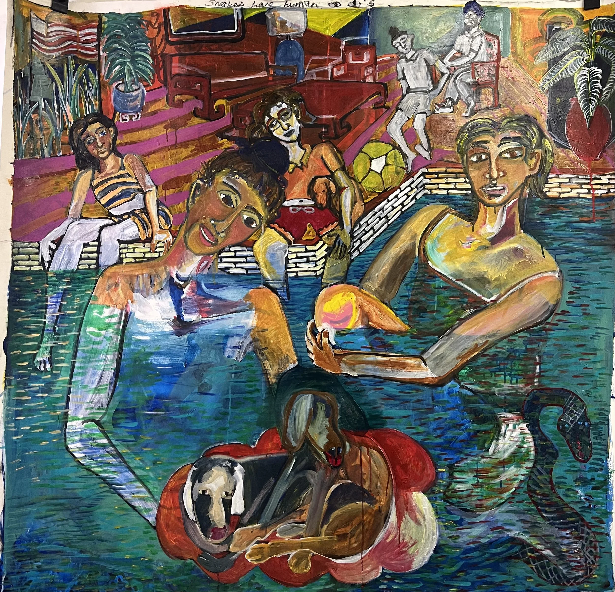 The Swimming Pool Series : Painting 3