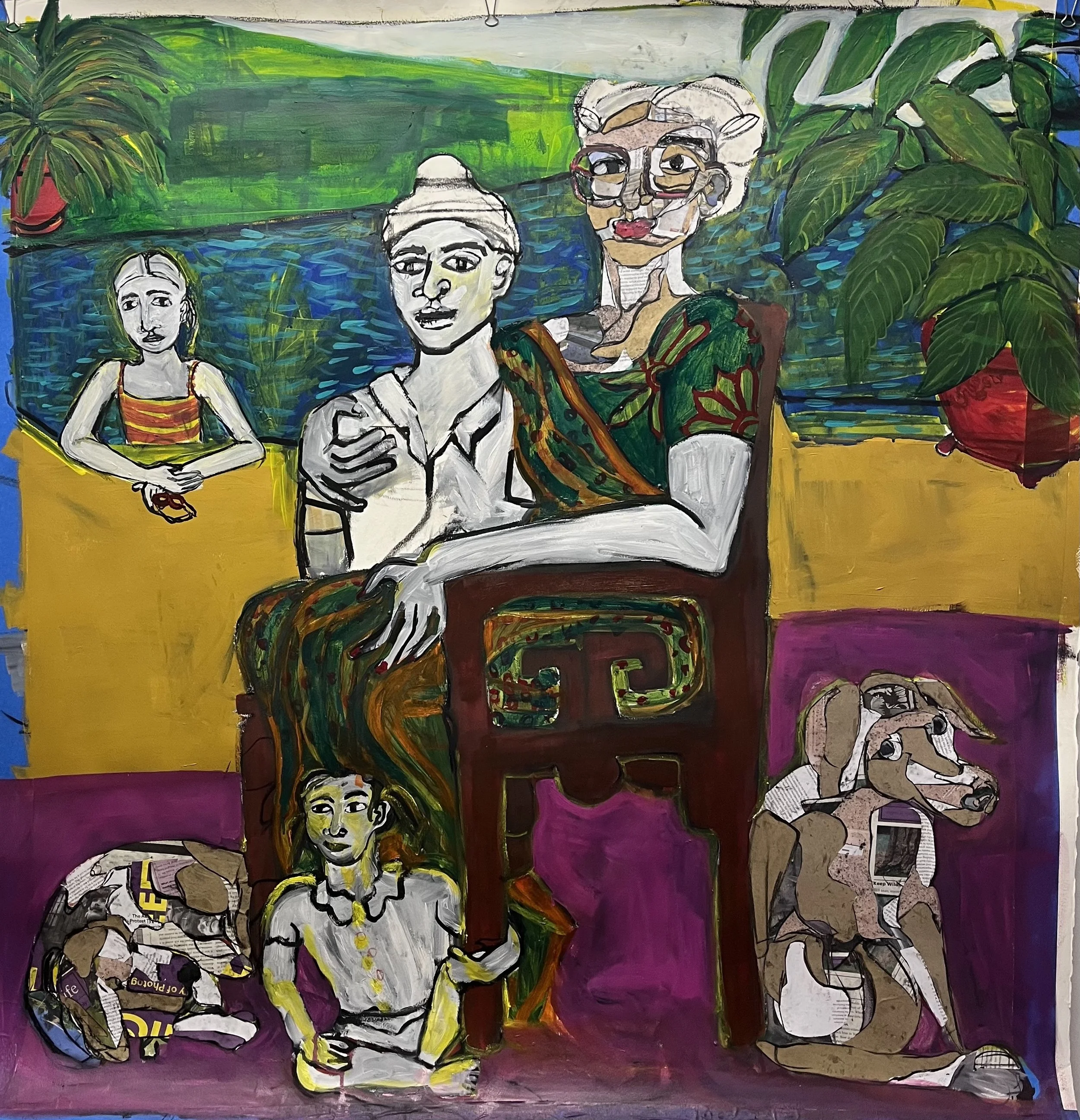 The Swimming Pool Series : Painting 6