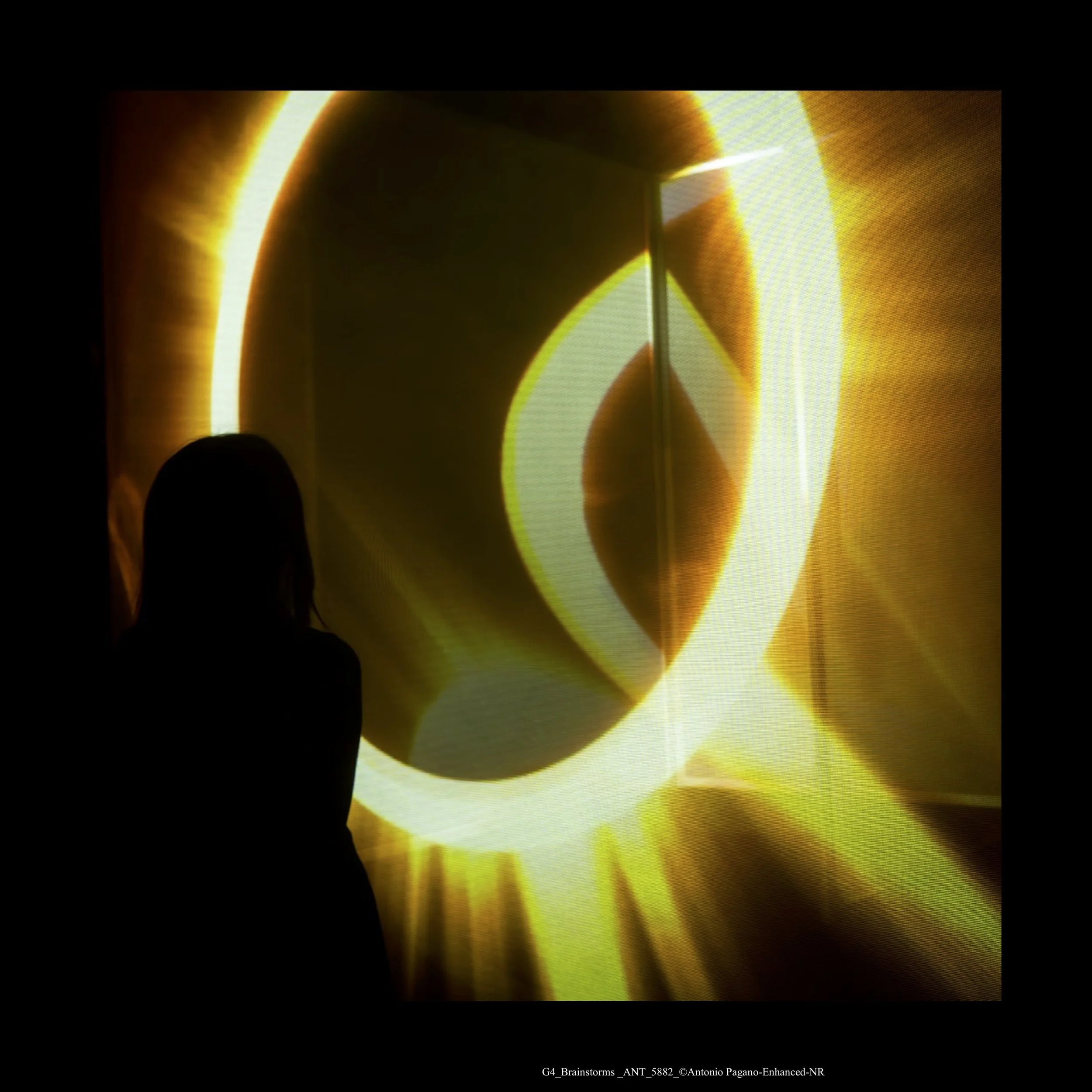 Witnessing the raw power of the sun, and its transformation during an eclipse, in the experience of ‘Sol’, a unique brain-data driven audiovisual work created by Pollen Music Group.
Photo: Antonio Pagano