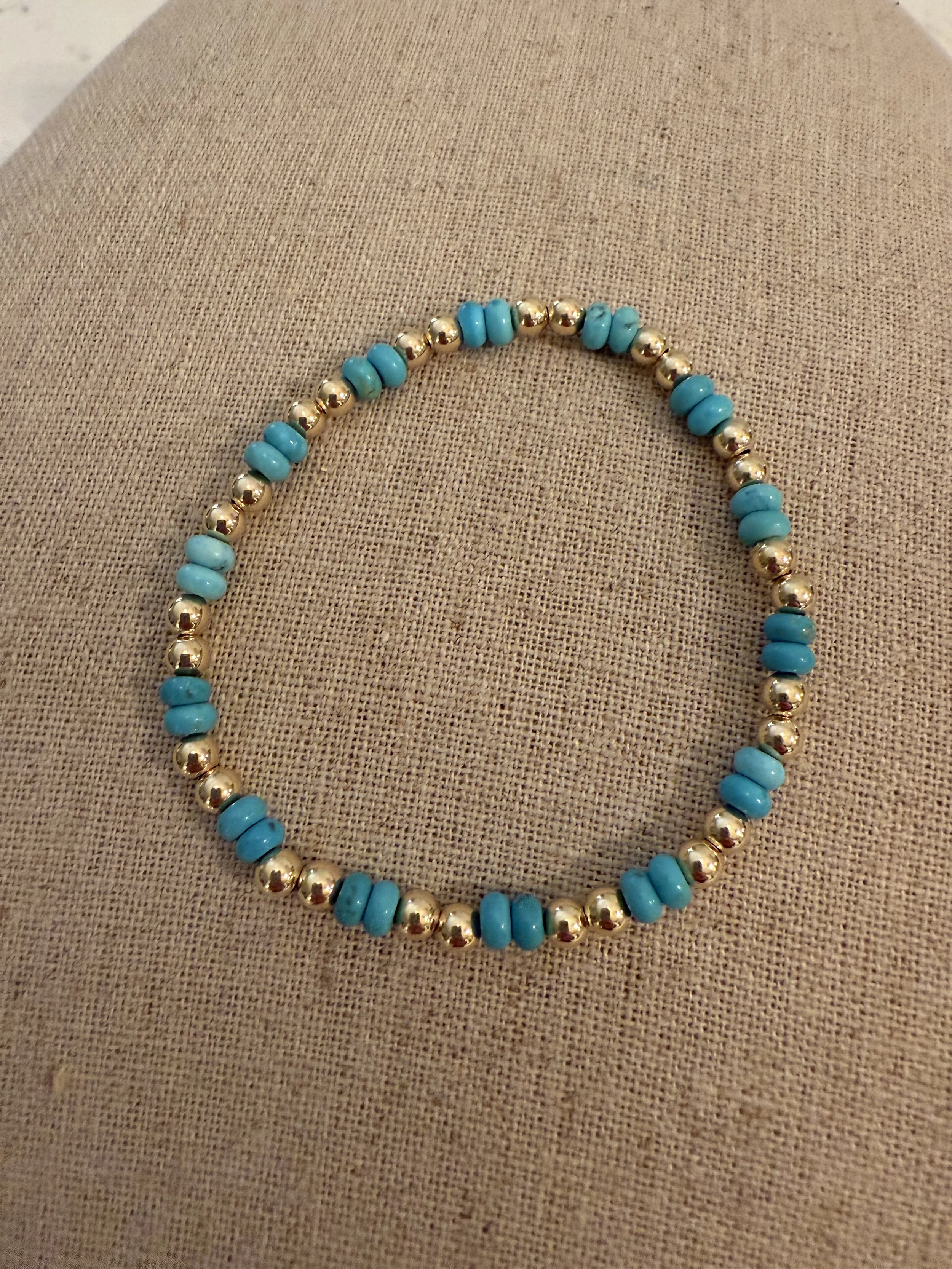 Turquoise Gold-filled Bracelet
