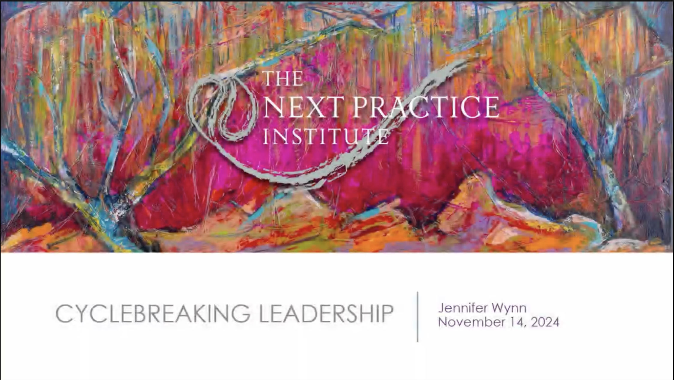 Cyclebreaking Leadership with Jenn Wynn
