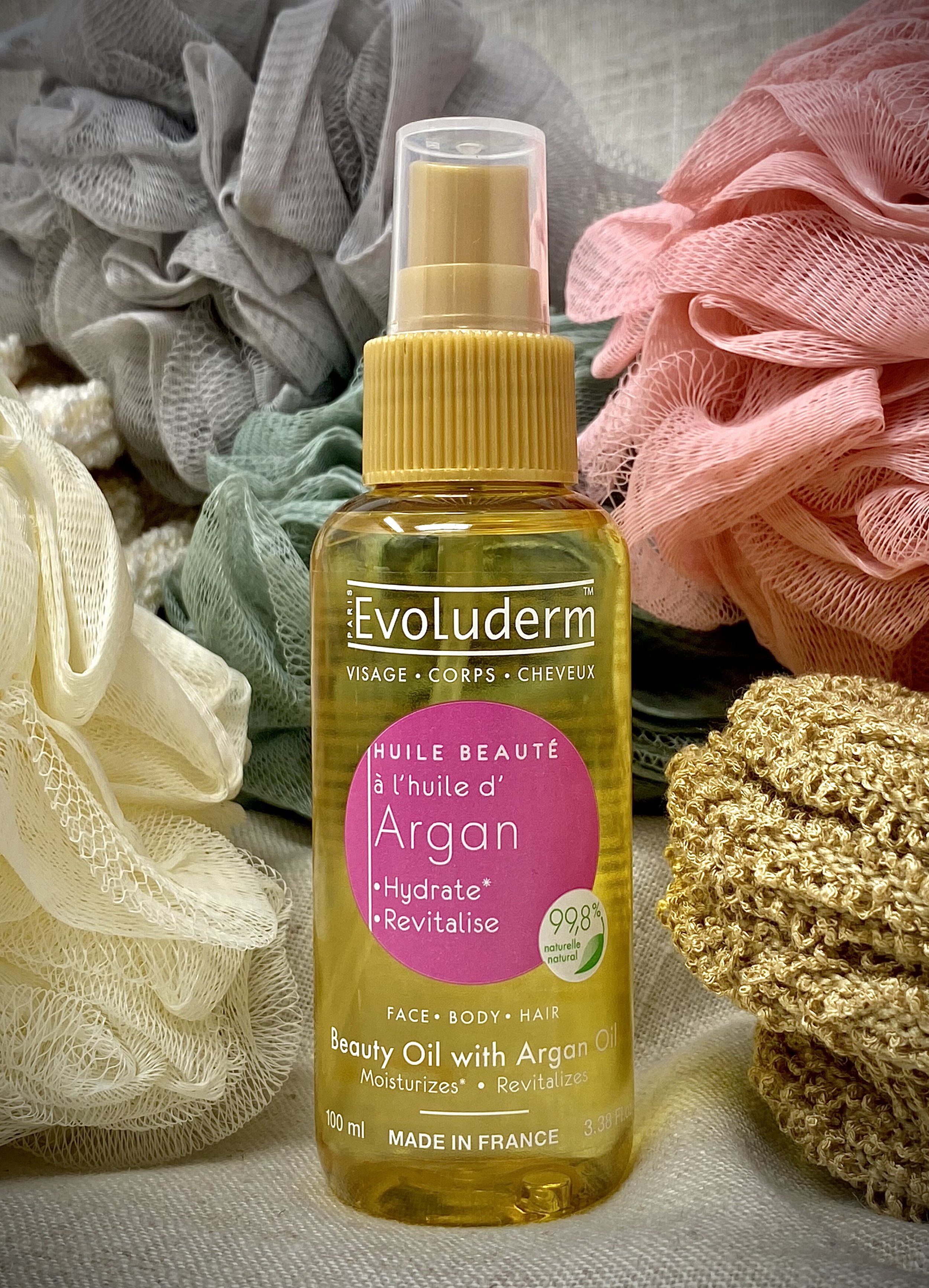 Face, hair and body Argan oil.