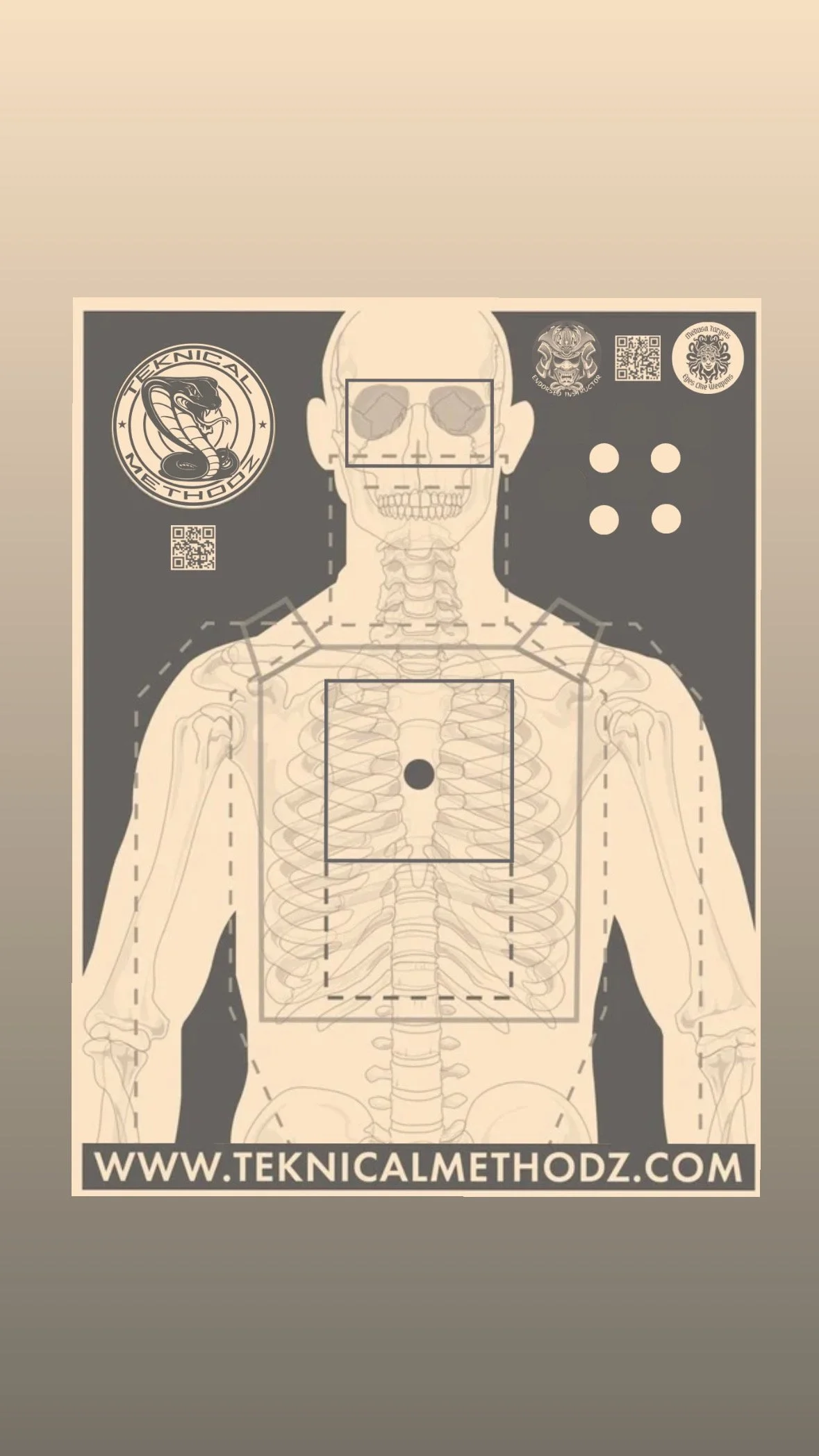 MEDUSA TARGETS X TKMZ DRYFIRE TARGET