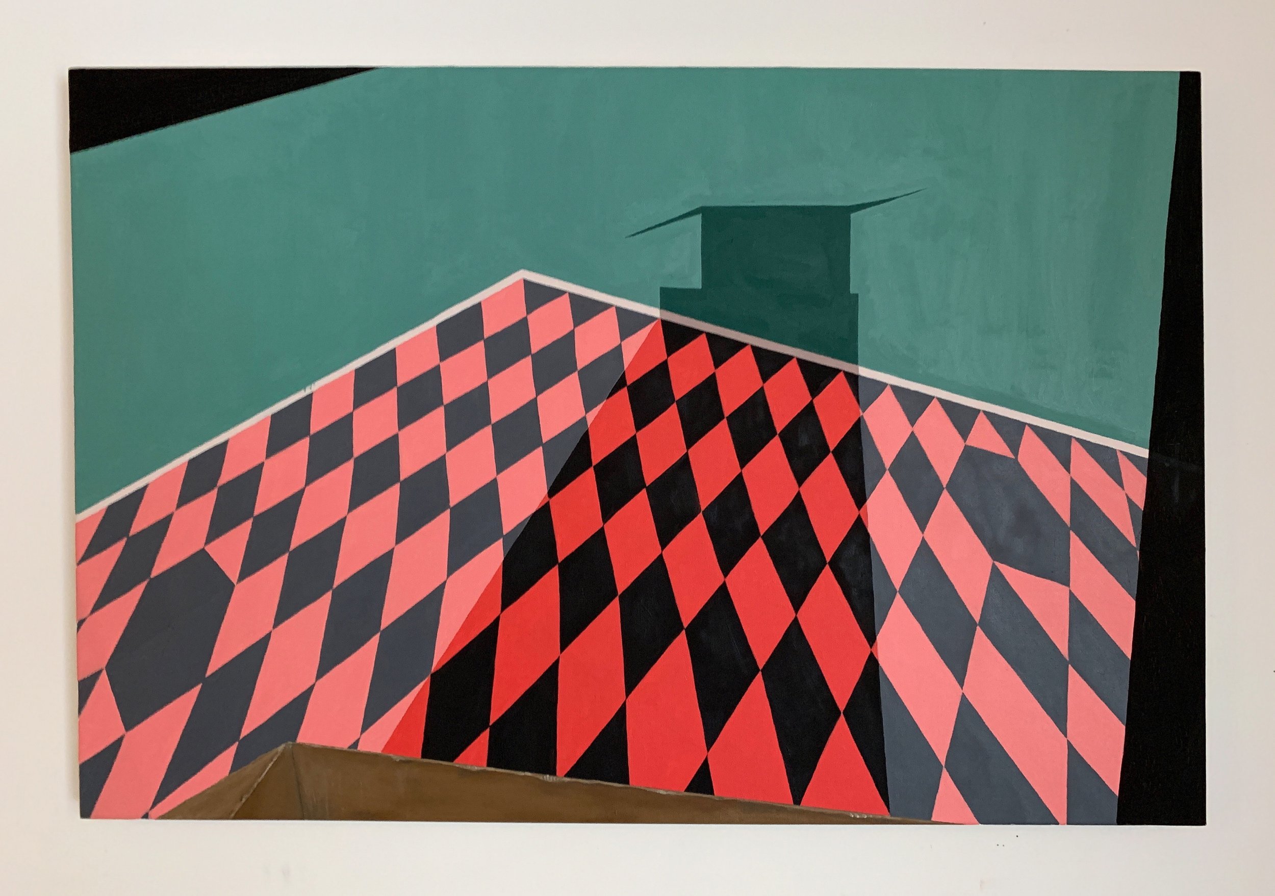 Third Tenant, 2019, oil on canvas, 2 x 3 ft.