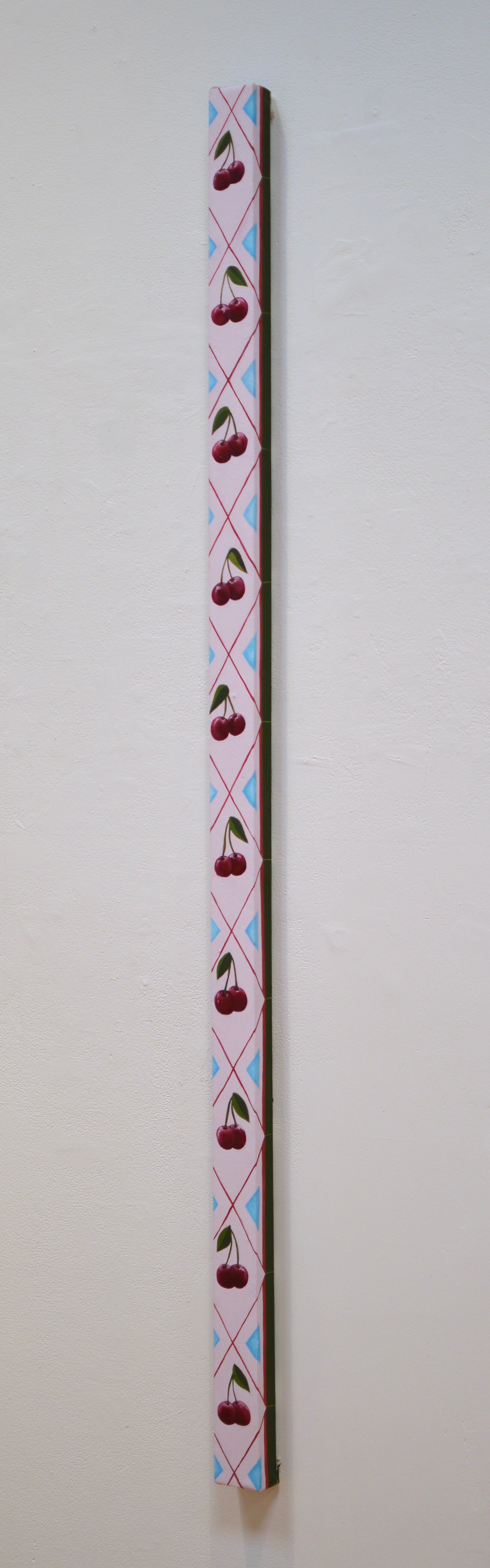 Cherry, 2018, oil on canvas, 5 x 2 ft.