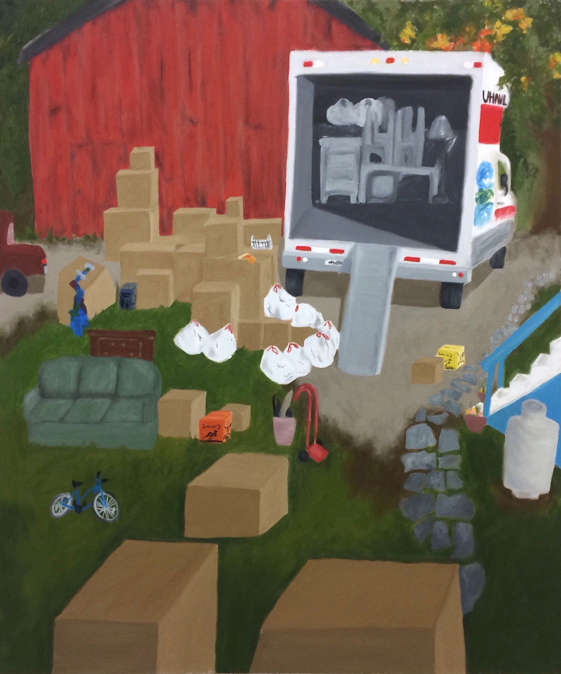 9th and 10th, 2015, 48 x 42 in.