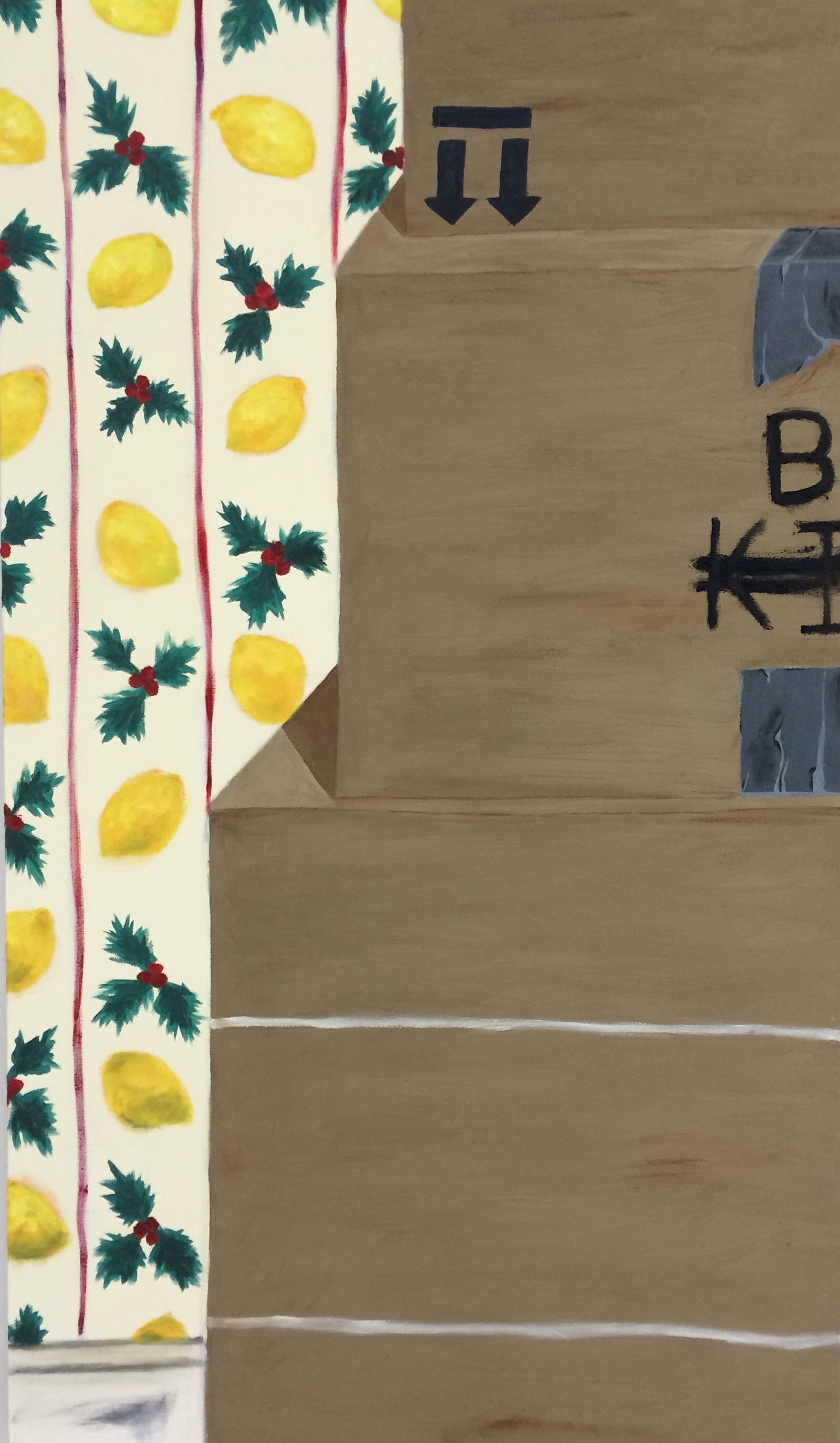 Fragile, 2016, oil on canvas, 3 x 2 ft.