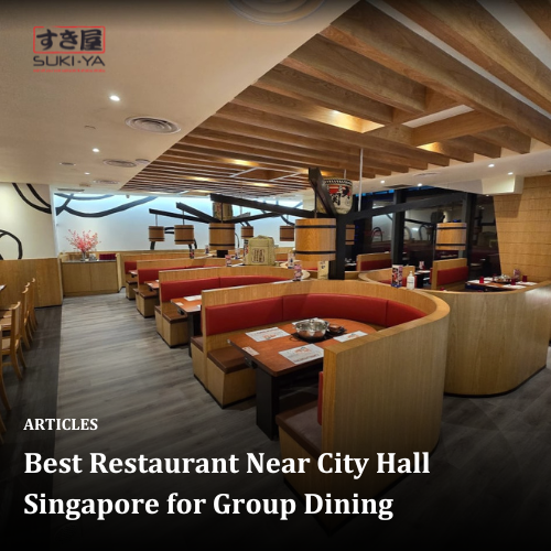Best Restaurant Near City Hall Singapore for Group Dining