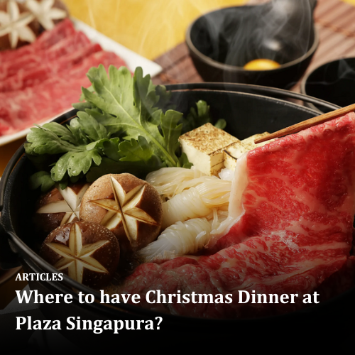 Where to have Christmas Dinner at Plaza Singapura?