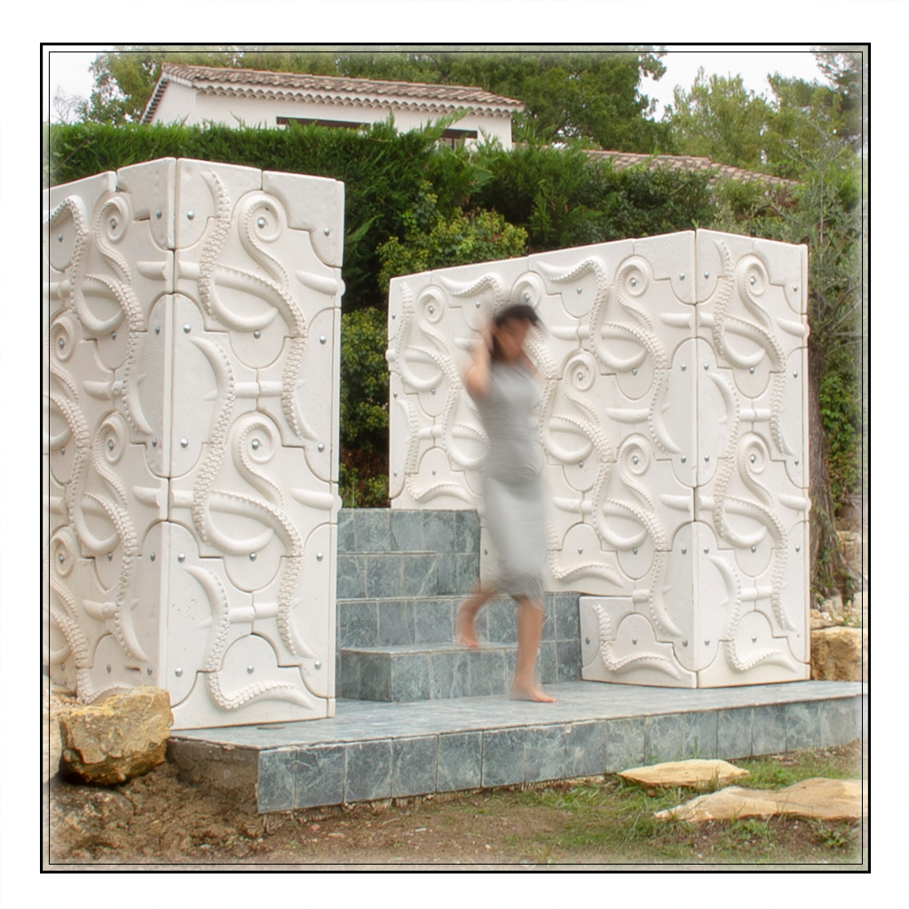 Kraken Washed Ashore - Ornate staircase in French Garden