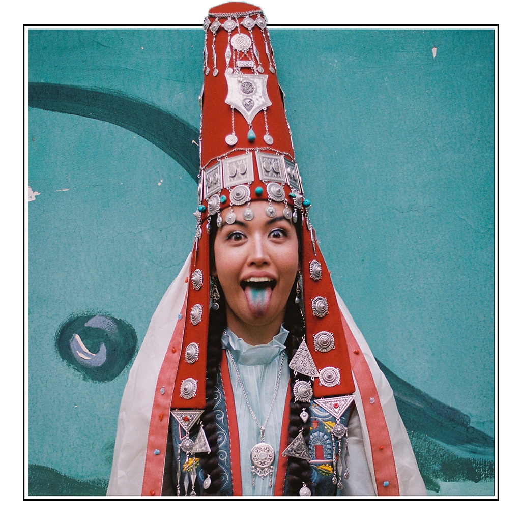 Kazakh Bunad - Outfits that blends traditional Norwegian and Kazakh costumes. 