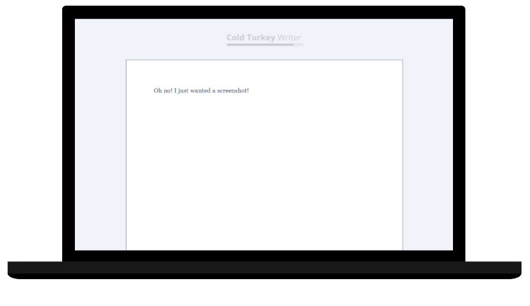 Cold Turkey Writer for Content Creation