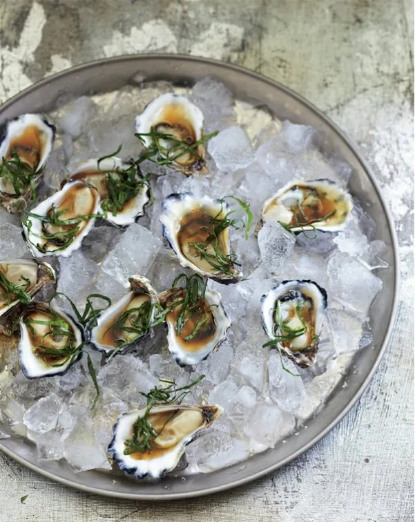 COMPLIMENTARY RECIPE SYDNEY ROCK OYSTERS WITH A TAMARIND & LIME