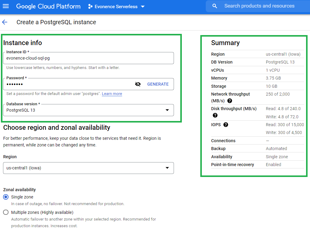 Cloud Run accessing Cloud SQL with Serverless VPC Connector — Evonence ...