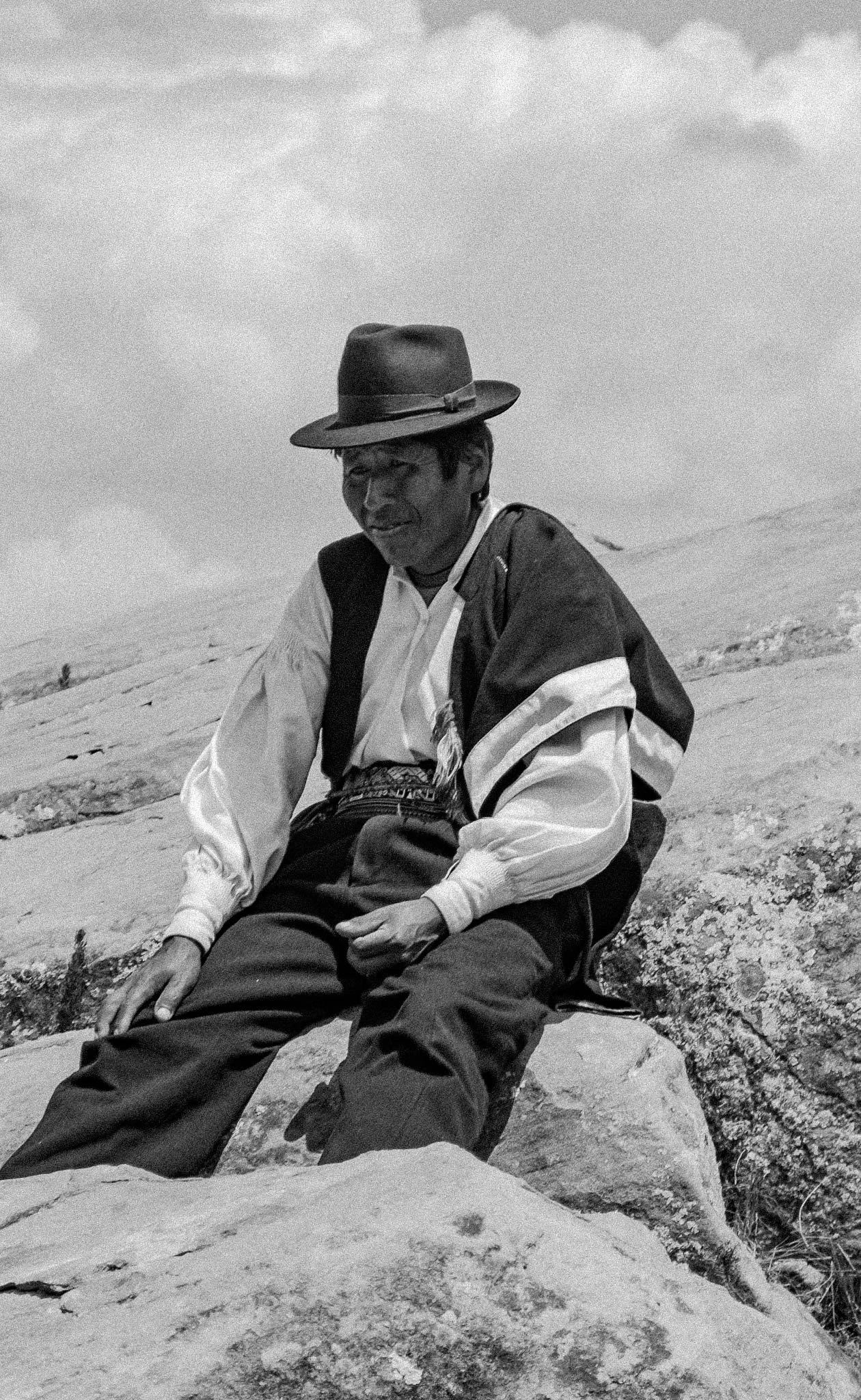 "A Peruvian farmer from the area around Lake Titicaca." Peru 2017