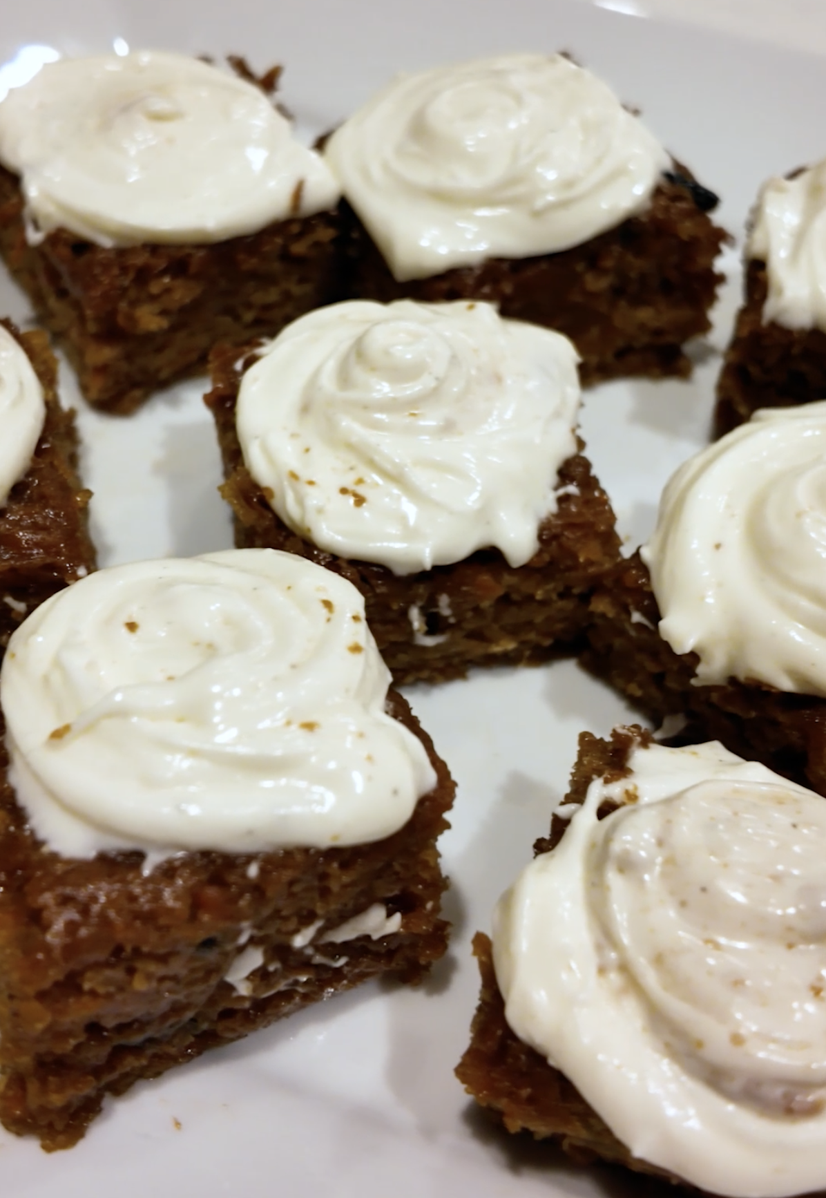 Eggless Carrot Cake with Cream Cheese Frosting