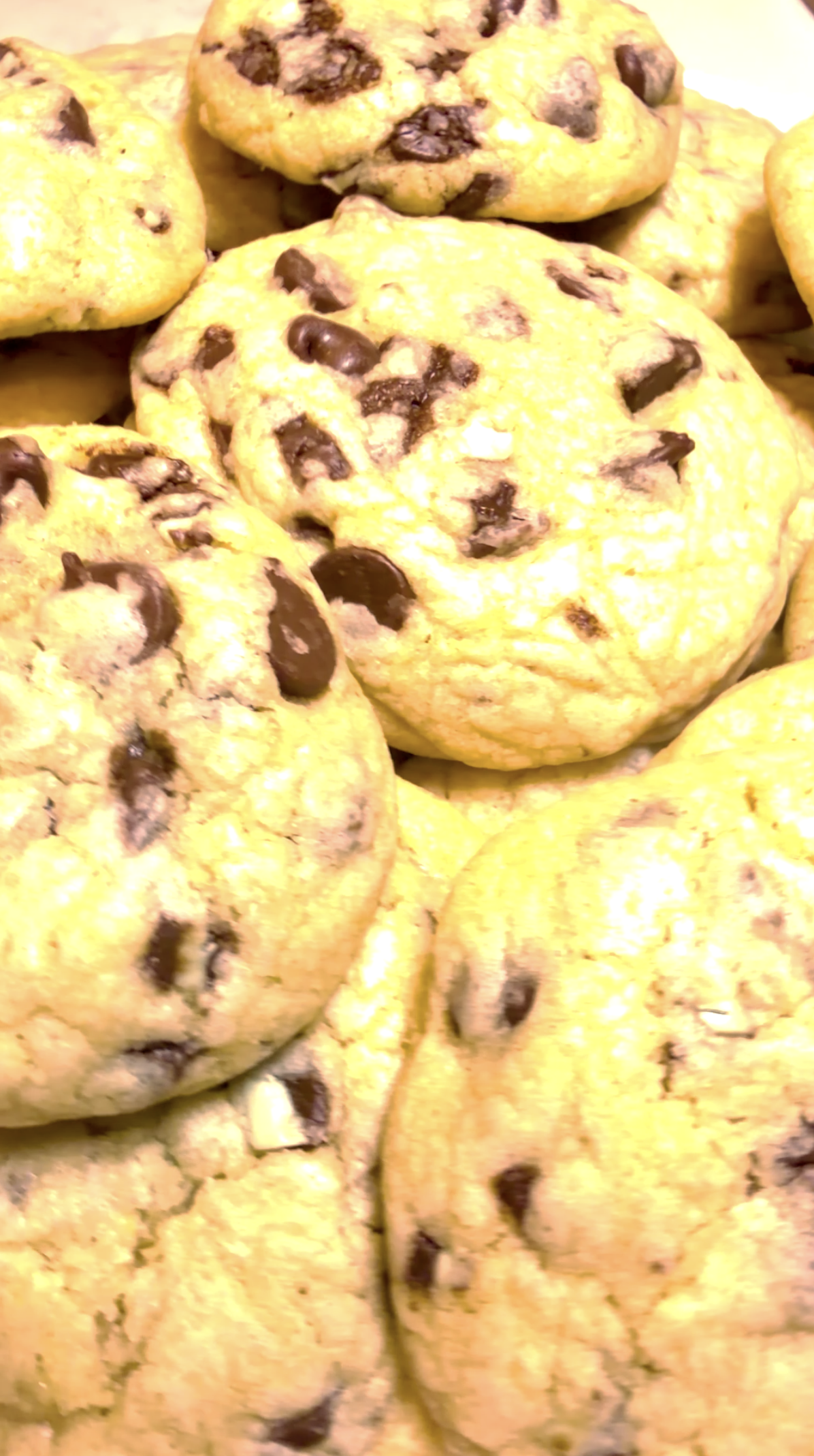 Mint Chocolate Chip Cookies