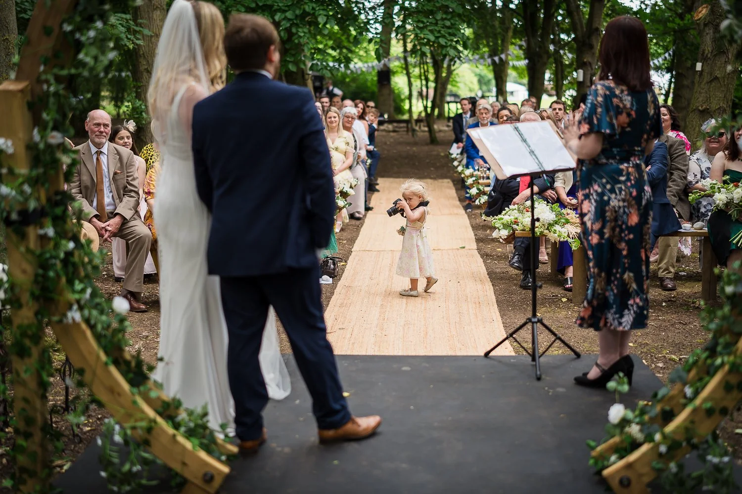 Boho Woodland Wedding in Yorkshire | Christopher Kitchen Photography