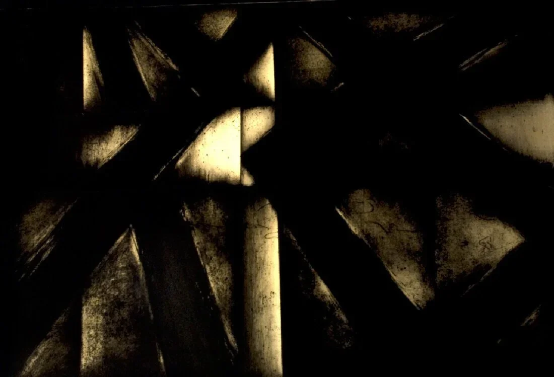 6: Mixed media on canvas 116"x181"